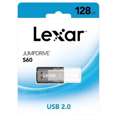 LEXAR 128GB JUMPDRIVE S60 USB 2.0 FLASH DRIVE (Espera 4 dias)-SX60 LEXAR 128GB JUMPDRIVE S60 USB 2.0 FLASH DRIVE (Espera 4 dias)