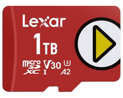 Lexar LMSPLAY001T-BNSNG memoria flash 1 TB MicroSDXC UHS-I Clase 10 (Espera 4 dias)
