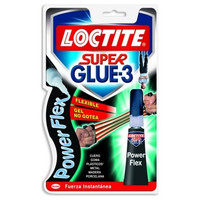 LOCTITE Tubo pegamento Super Glue3 Power Flex 3g-IR29 LOCTITE Tubo pegamento Super Glue3 Power Flex 3g