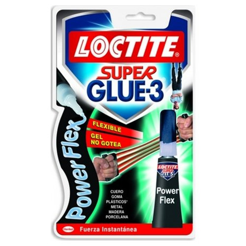 LOCTITE Tubo pegamento Super Glue3 Power Flex 3g-IR29 LOCTITE Tubo pegamento Super Glue3 Power Flex 3g