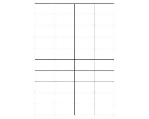 CAJA 100 HOJAS ETIQUETAS BLANCAS SIN M&Aacute;RGENES-L&Aacute;SER/INYECCI&Oacute;N DE TINTA/FOTOCOPIADORAS-52X30 MM MEGASTAR LP4MS-5230 (Espera 4 dias)