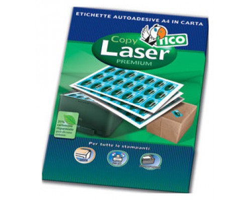 CAJA 100 HOJAS ETIQUETAS BLANCAS SIN M&Aacute;RGENES-L&Aacute;SER/L&Aacute;SER DE COLOR/INYECCI&Oacute;N DE TINTA/FOTOCOPIADORAS-105X148 MM TICO LP4W-105148 (Espera 4 dias)