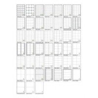 CAJA 100 HOJAS ETIQUETAS BLANCAS SIN M&Aacute;RGENES-L&Aacute;SER/L&Aacute;SER DE COLOR/INYECCI&Oacute;N DE TINTA/FOTOCOPIADORAS-105X74 MM TICO LP4W-10574 (Espera 4 dias)