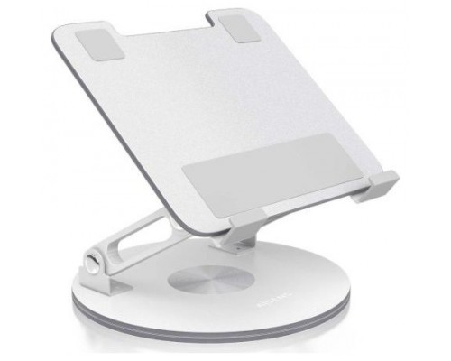 AISENS - SOPORTE DE SOBREMESA GIRATORIO AJUSTABLE PARA PORTATIL / TABLET 7-13, PLATA