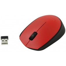 RATON LOGITECH M171 INALAMBRICO ROJO/NEGRO