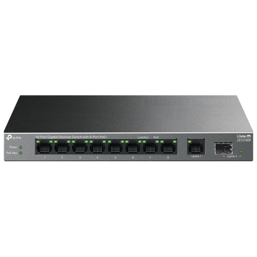 SWITCH NO GESTIONABLE TP-LINK LS1210GP LITEWAVE 9P