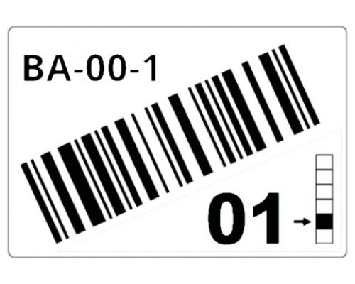 BROTHER Caja de 1 rollo de etiquetas precortadas para estanterias y estanterias paletizadas de 90 x 110 mm. Blanco, para codigos de barras - 260 etiquetas/rollo-SX30 BROTHER Caja de 1 rollo de etiquetas precortadas para estanterias y estanterias paletizadas de 90 x 110 mm. Blanco, para codigos de barras - 260 etiquetas/rollo