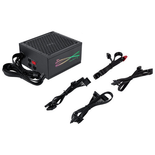 FUENTE ALIMENTACION MODULAR AEROCOOL LUX PRO 550W RGB-SX20 FUENTE ALIMENTACION MODULAR AEROCOOL LUX PRO 550W RGB
