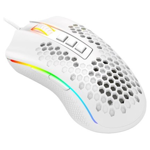 Redragon - STORM Raton Gaming RGB Blanco-HO30 Redragon - STORM Raton Gaming RGB Blanco