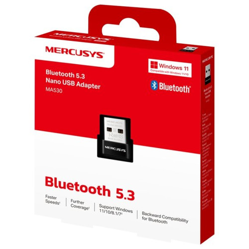 ADAPTADOR MERCUSYS MA530 BLUETOOTH 5.3 NANO USB-SX31 ADAPTADOR MERCUSYS MA530 BLUETOOTH 5.3 NANO USB