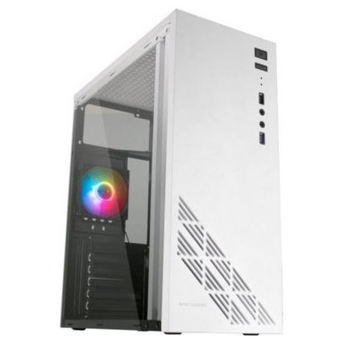 CAJA ATX MARS GAMING MC100 WHITE FRONTAL Y CHASIS