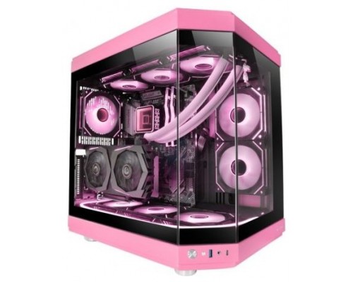Caja Atx Semitorre Gaming Mars Gaming Mc3t Color Rosa