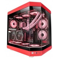 CAJA ATX SEMITORRE GAMING MARS GAMING MC3T COLOR ROJO