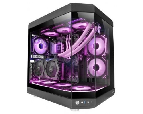 Caja Atx Semitorre Gaming Mars Gaming Mc3t Color Negro