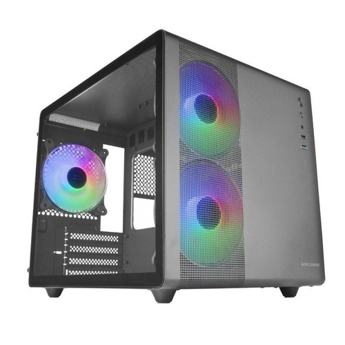 CAJA MICROATX CUBE GAMING MARS GAMING MC400 BLACK