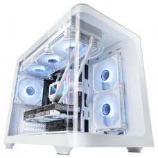 CAJA MINITORRE MICROATX MC-FUSIONM BLANCO MARS GAMING (Espera 4 dias)