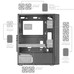 CAJA ATX MARS GAMING MC-IPRO BLACK FRONTAL MESH