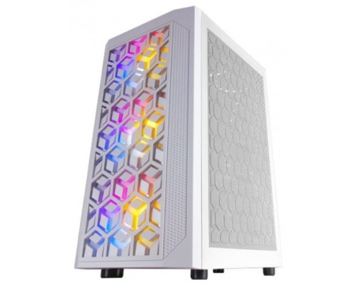 CAJA MICROATX MARS GAMING MCMESH FRGB BLANCA USB 3