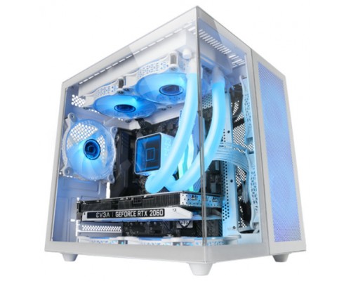 CAJA MICROATX CUBE GAMING MARS GAMING MCNOVAM BLANCA