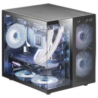 CAJA MICROATX CUBE GAMING MARS GAMING MCNOVAM NEGRA