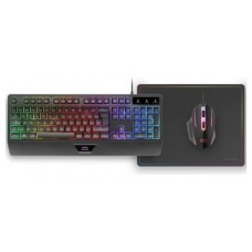 TECLADO MOUSE Y ALFOMBRILLA MARS GAMING MCP124ES RGB