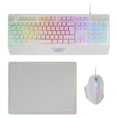 TECLADO MOUSE Y ALFOMBRILLA MARS GAMING MCP124WFR-SX30 TECLADO MOUSE Y ALFOMBRILLA MARS GAMING MCP124WFR