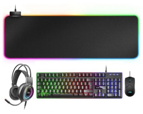 Pack Teclado Mouse Headset Y Alfombrilla Mars Gaming