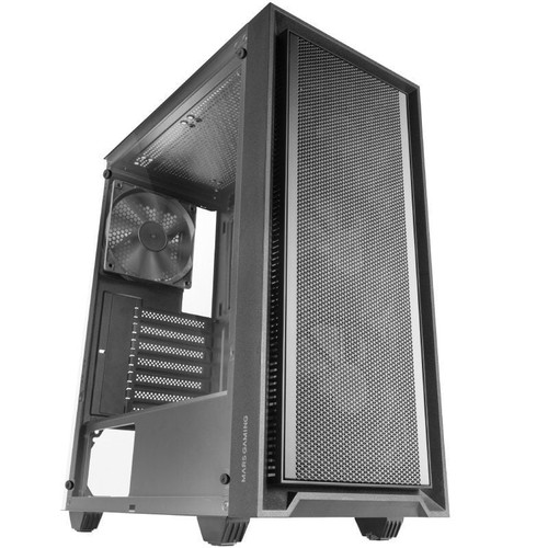 CAJA ATX MARS GAMING MCPMAX PURE BLACK FRONTAL MESH-SX20 CAJA ATX MARS GAMING MCPMAX PURE BLACK FRONTAL MESH