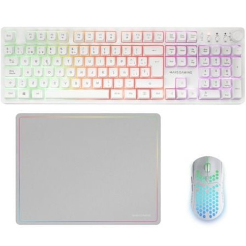 TECLADO MOUSE Y ALFOMBRILLA MARS GAMING MCPWXWES-SX30 TECLADO MOUSE Y ALFOMBRILLA MARS GAMING MCPWXWES