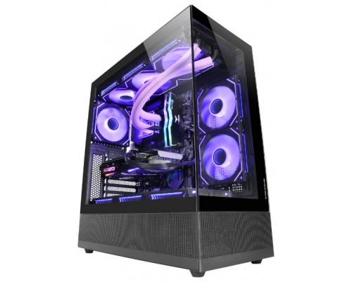 CAJA ATX SEMITORRE MARS GAMING MC-SET BLACK FRONTAL