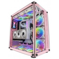 Caja E-atx Torre Gaming Mars Gaming Mcv4 Pink Xxl