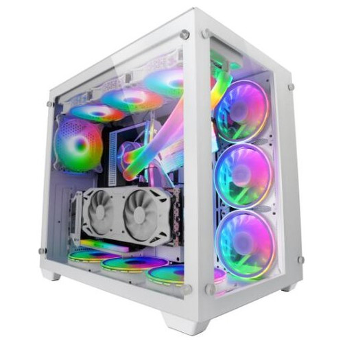 CAJA E-ATX MARS GAMING MCV4 WHITE XXL PREMIUM CUSTOM