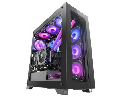 Caja E-atx Torre Gaming Mars Gaming Mcxp Negra Doble