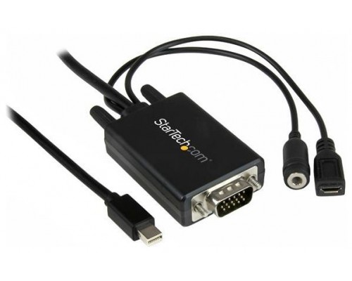 STARTECH CABLE 2M MINI DISPLAYPORT VGA CON AUDIO