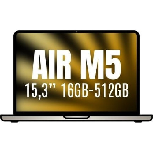 MACBOOK AIR APPLE 15"" M5 16GB 10CORE GPU BLANCO ESTRELLA 512GB (Espera 4 dias)