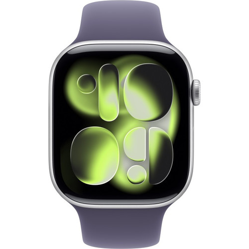 APPLE WATCH SERIES 11 CAJA PLATA GPS 46mm CORREA MORADA M/L (Espera 4 dias)