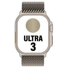 APPLE WATCH ULTRA 3 CAJA TITANIO NATURAL 49mm CORREA LOOP MILANESE NATURAL M (Espera 4 dias)