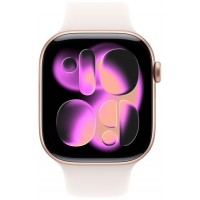 APPLE WATCH SERIES 11 CAJA TITANIO ORO GPS+CELL 42mm CORREA ROSA RUBOR M/L (Espera 4 dias)