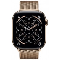 APPLE WATCH SERIES 11 CAJA TITANIO ORO GPS+CELL 46mm CORREA ROSA MILANESE (Espera 4 dias)