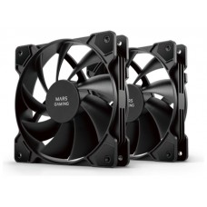 Kit 2xventilador Interno Mars Gaming Mf-pwmx2 Black