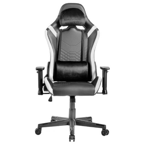 SILLA GAMER MARS GAMING MGCPROBW NEGRA CON DETALLE
