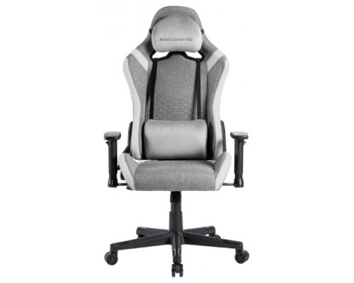 Silla Gamer Mars Gaming Mgcprofw Gris Con Detalles