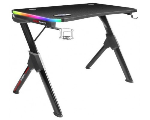 Mesa Mars Gaming Mgd Rgb Black Chasis De Acero Tablero