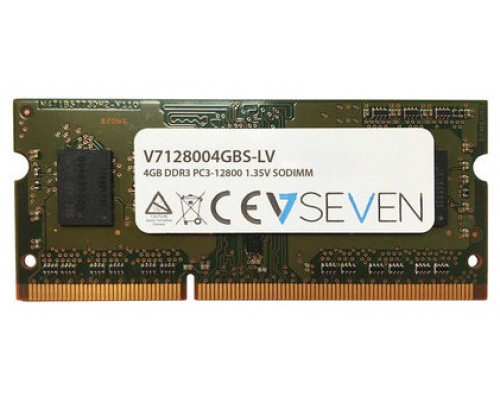 MEMORIA V7 SODIMM DDR3 4GB 1600MHZ CL11