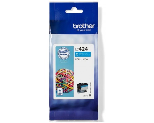 CARTUCHO BROTHER LC424 CIAN DCPJ1200W 750PAG