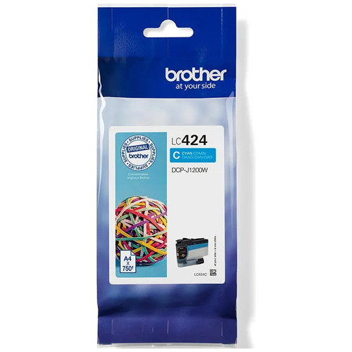 BROTHER tinta cian para DCPJ1200W LC424C