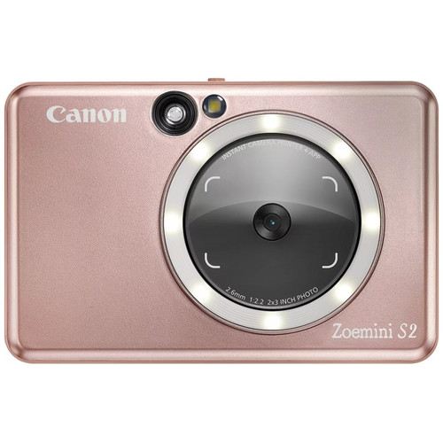 CANON CAMARA IMPRESORA INSTANTANEA ZOEMINI S2 ORO ROSA/ 8MP/ BLUETOOTH/ CAPACIDAD 10 HOJAS-IR30 CANON CAMARA IMPRESORA INSTANTANEA ZOEMINI S2 ORO ROSA/ 8MP/ BLUETOOTH/ CAPACIDAD 10 HOJAS