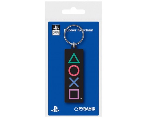 LLAVERO DE CAUCHO PLAYSTATION FORMAS PYRAMID RK39161C (Espera 4 dias)