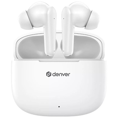 AURICULARES BLUETOOTH DENVER TWE-48W INALAMBRICOS BLANCOS