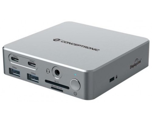 Docking Usb-c Conceptronic Donn25g 2xhdmi 4k